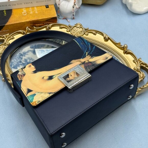 🆕 A. CLOUD x LOUVRE MUSEUM 🧿 NWT "La Grande Odalisque" by Ingres Handbag - Picture 16 of 16